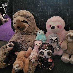 Sloth plush lot
